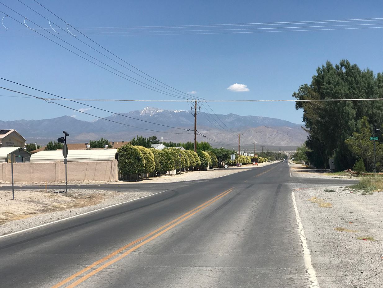 Photo of intersection of Wilson Road and Lola Lane in Pahrump