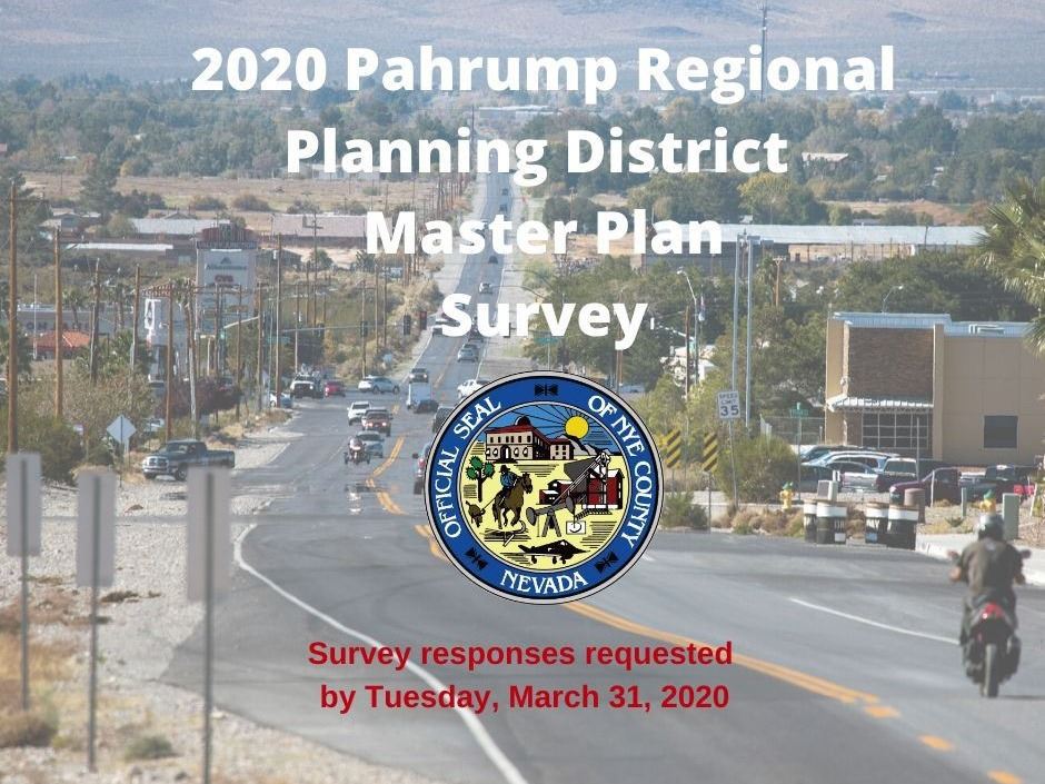 2020 Pahrump Master Plan Survey flyer (jpeg)