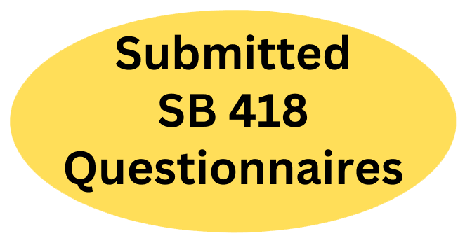 Submitted SB 418 Questionnaires button (PNG)