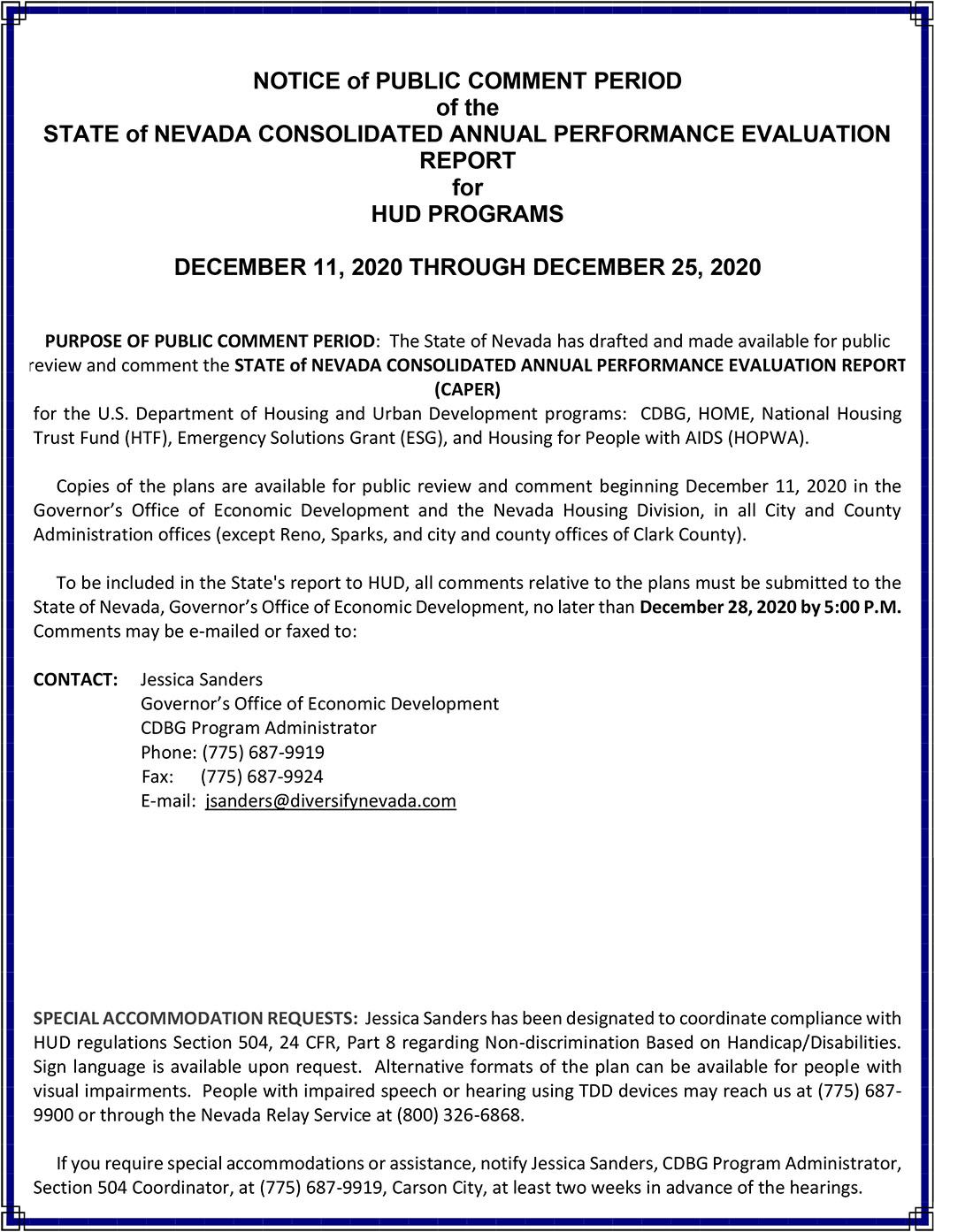 2019 CAPER public notice to post (jpeg)