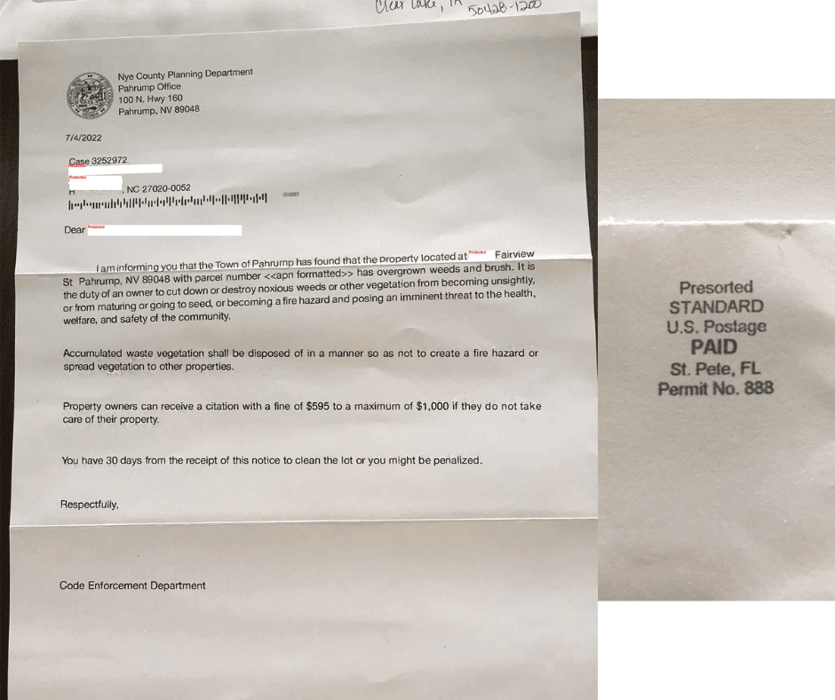 Fake Code Enforcement Letter (png)